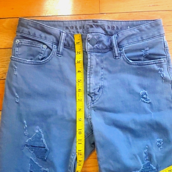 Jeans pants American eagle SKINNY Size 29×32 Strech Very good conditions Gray - Picture 6 of 15